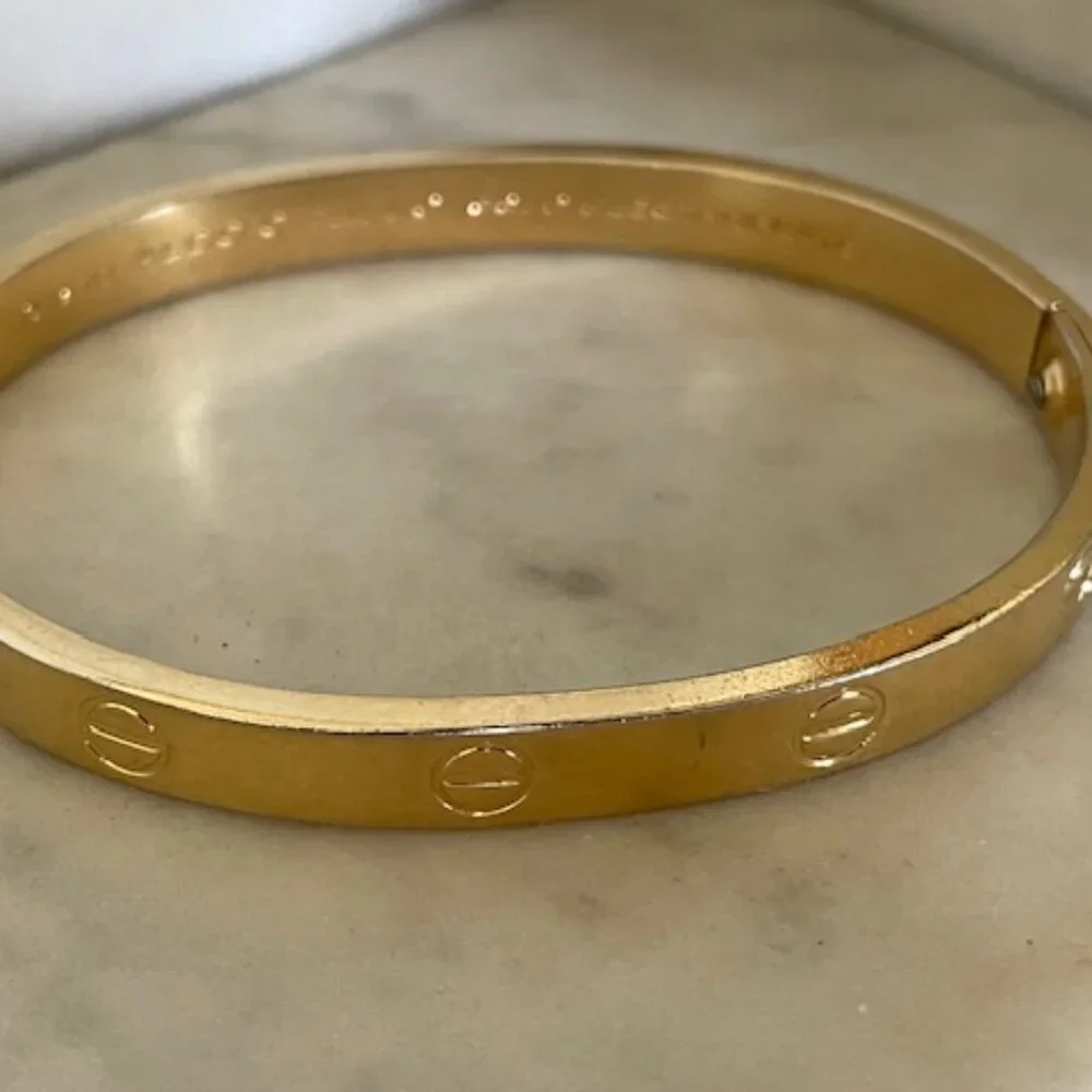 CHARLES REVSON Love Bracelet by Aldo Cipullo 1970 Gold Electroplate